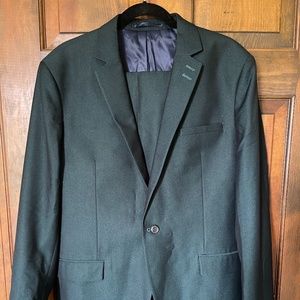 Topman teal mean suit